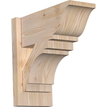 Ekena Millwork Merced Traditional Smooth Outlooker, Douglas Fir, 7 1/2"W x 16"D x 16"H OUT08X16X16MRC01SDF